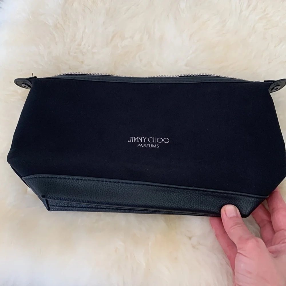 Jimmy Choo Parfums Black Cosmetic Bag Case, NWOT - Picture 11 of 11